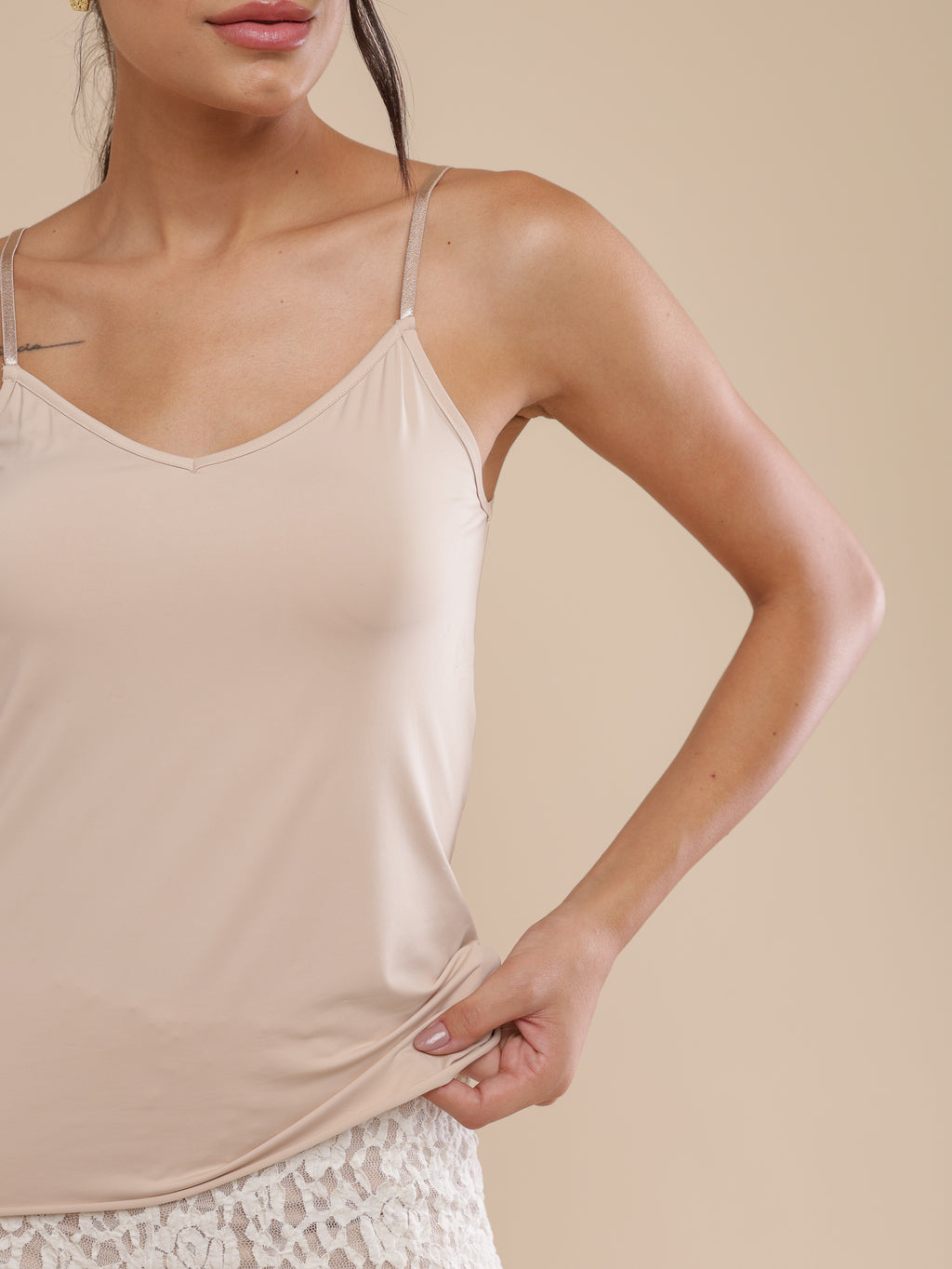 Regata Segunda Pele Skin Nude