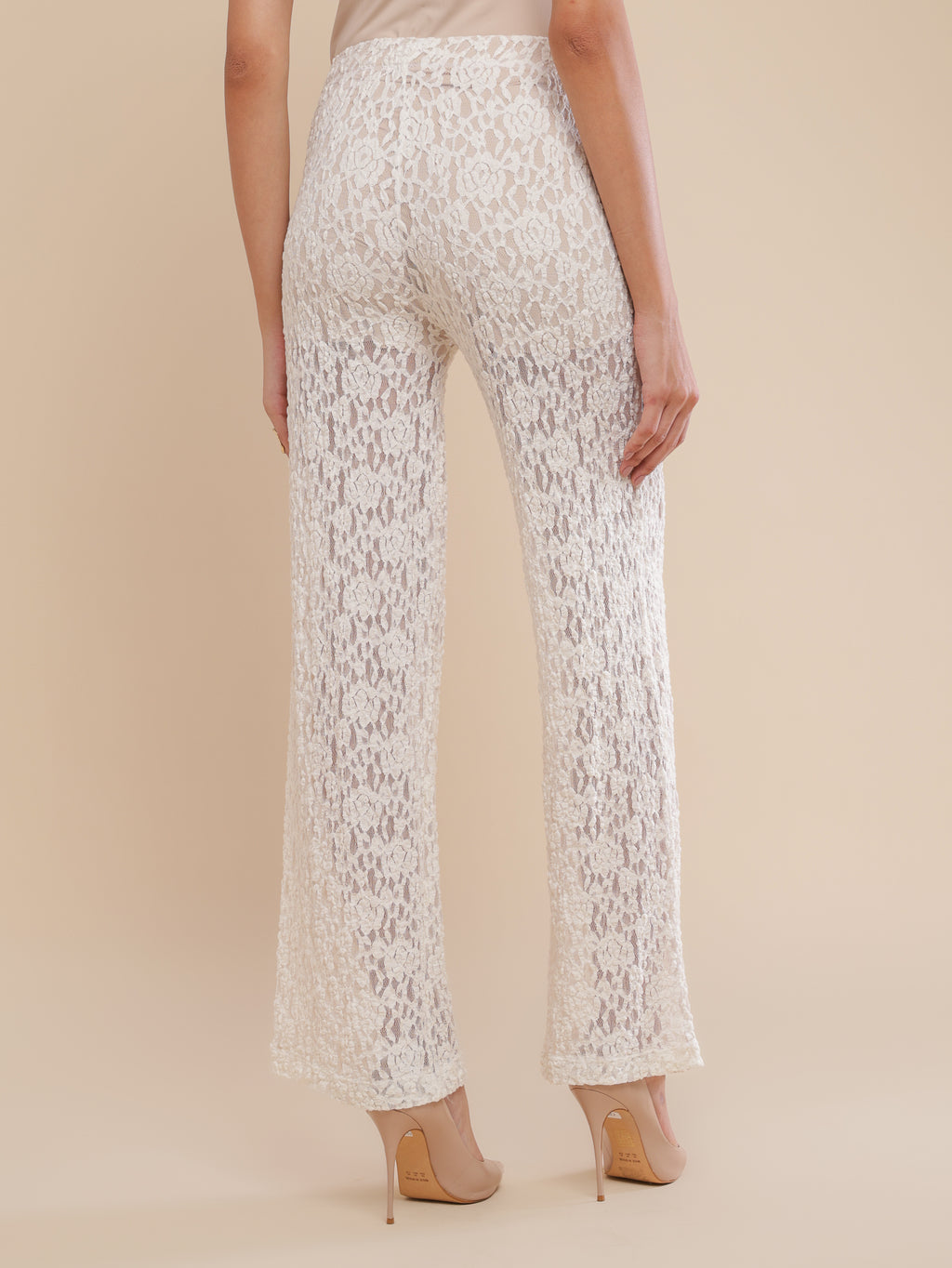 Calça Renda Urban Lace Off-White