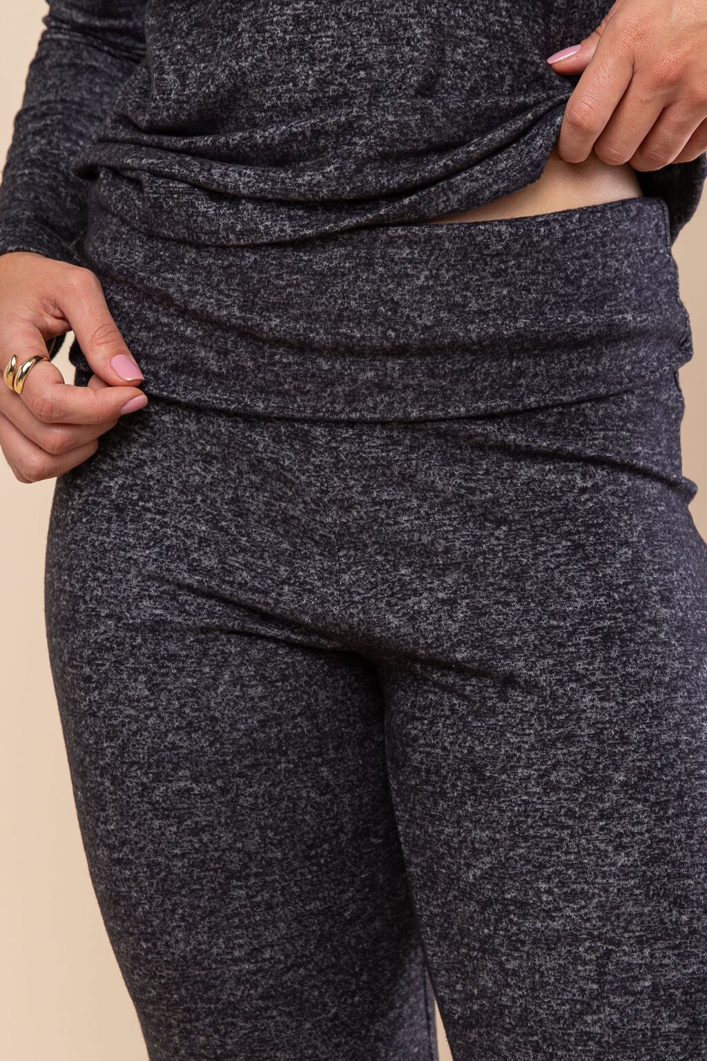 Calça Pantalona Lush Thermo Preta