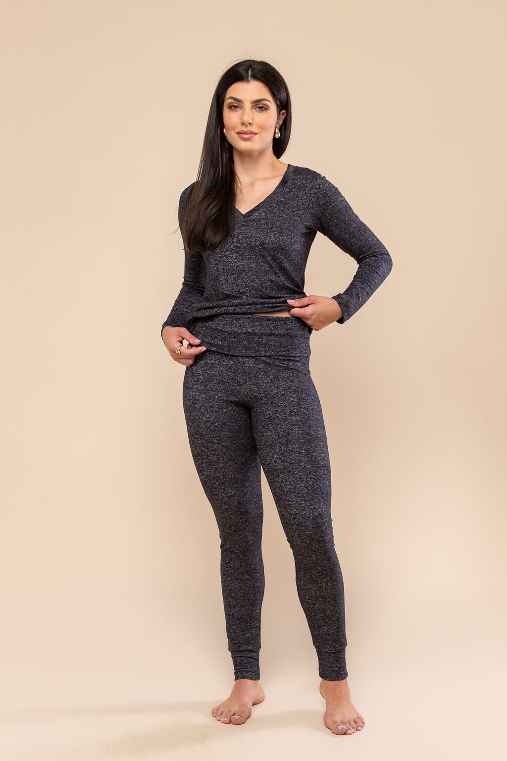 Calça Legging Lush Thermo Preta